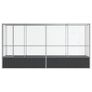 Aviary with Extension Silver 418.5x107x212 cm Steel Image 3