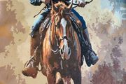 Cowboy painting