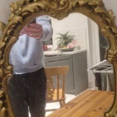 antique old styles gold mirror