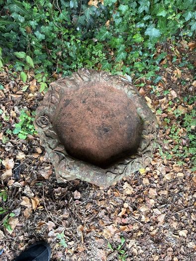 Terracotta Birdbath
