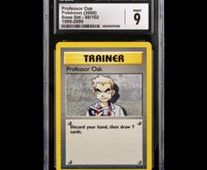 Professor Oak 88/102 1999-2000 CGC 9 Mint WOTC Base 1999 Pokemon Card 4th Print