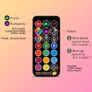 NEW SALE | 50W LED Floodlight Outdoor, Colour Changing Flood Lights with Remote Control, 12 RGB Colours, Timing, 4 Modes, IP66 Waterproof, UK 3-Plug, 2 Pack Image 4