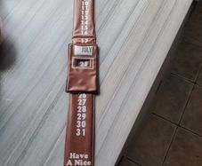 VINTAGE keyring/tie shape foldable calender