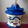 mid century ceramic birdcage light Image 2