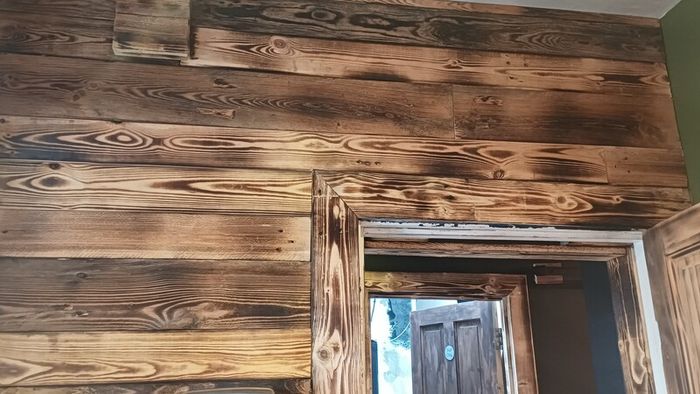 torched timber designs