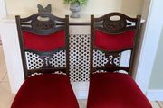 Pair Mahogany Chairs