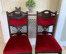 Pair Mahogany Chairs