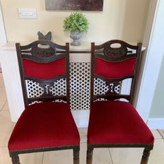 Pair Mahogany Chairs