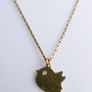 Gold over 925 Sterling Silver Bird Pendant Necklace 18" MIDAS ALTRO BIRD PENDANT NECKLACE 1,9g Image 5