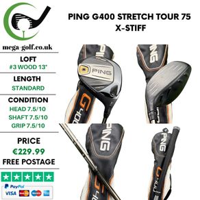 Ping G400 Stretch #3 Wood 13 Degree / Tour 75 X-Stiff