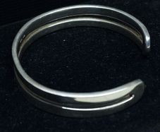 Vintage Sterling Silver Cuff Bracelet 925 Hallmarked