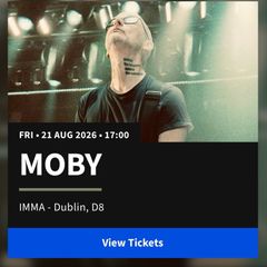 Moby concert