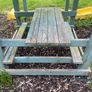 Kids Playhouse, swing,slide,climbing wall & picnic bench Image 5
