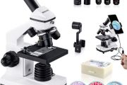 100X-2000X Microscope for Kids Students Adults, with Microscope Slides Kit, Professional Microscopes for School Laboratory Home Biological Education (FREE POSTAGE)