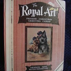 1936 Greeting card and Calendar sample book - The Royal Art Private Christmas Greeting Cards