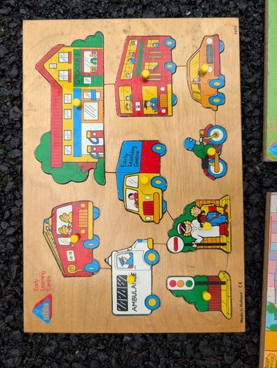 Wooden number toys