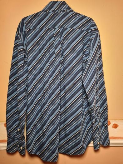 mens Tommy Hilfiger striped shirt Size Large navy