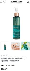 Biossance Limited Edition 100% Squalane Jumbo 200ml