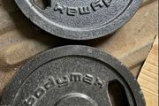 4x20kg Olympic bodymax dual grip weight plates