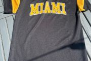Miami Black &amp; Yellow T-shirt - Size 152cm/Age 12