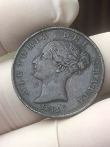 Victoria 1854 Halfpenny