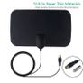 Digital TV Antenna Booster Hign Gain High Definition Aerial HD Flat Indoor Active Aerial For Car Antenna RV Travel Smart TV Image 2