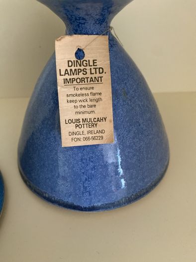 LOUIS MULCAHY oil lamps, buy 1 get 2nd half price