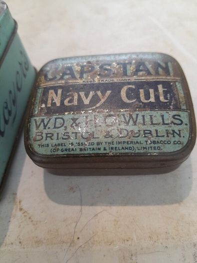 vintage ad tins