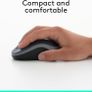 M185 Wireless Mouse, 2.4GHz with USB Mini Receiver, 12-Month Battery Life, 1000 DPI Optical Tracking, Ambidextrous, Compatible with PC, Mac, Laptop Image 5