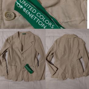 Benetton Dressy Linen Jacket, new with tags
