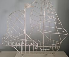 Sail boat ornament