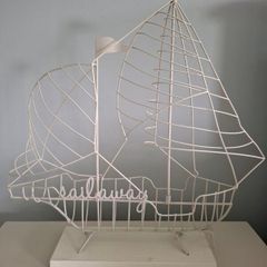 Sail boat ornament