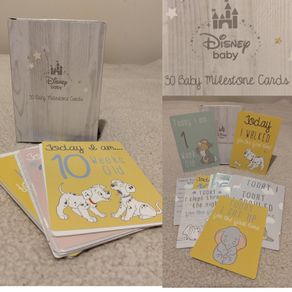 Disney Baby 30 Milestone Cards set