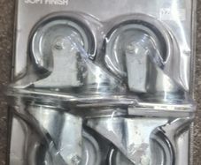 4 piece Swivel Castors with soft finish