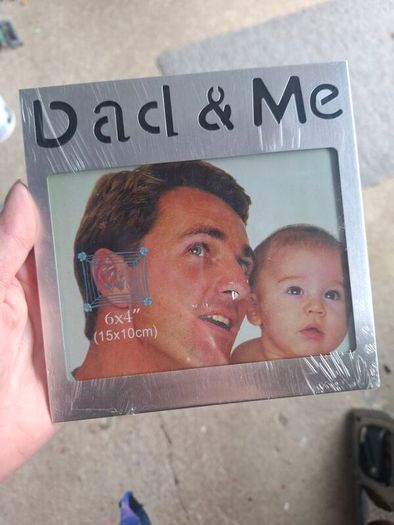 Dad & Me photo frame