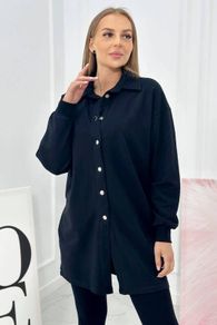 3-piece set sweatshirt, top and leggings black