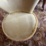 Mid century gold colour boudoir or cocktail chair Image 3