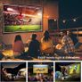 1080P HD Bluetooth Projector Support Digital Zoom, Outdoor Movie Projector with Screen, Bigasuo 8000L Mini Home Video Projector Compatible with HDMI,USB, Android/iOS Smartphone,Laptop (FREE SHIPPING) Image 3