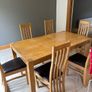 Dining table with 6 matching seats Image 3