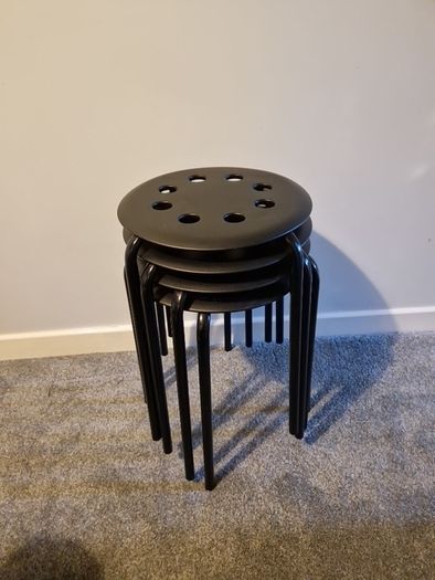 4 Ikea Marius Stools