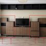 Storage Combination drawers IKEA BESTA  BJORKOVIKEN  - 8 Piece Matching Set - Oak and Black-Brown Image 2