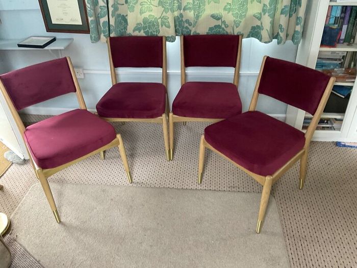 4  light oak Dining Chairs by Next