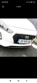 I30 redline front and back splitter..