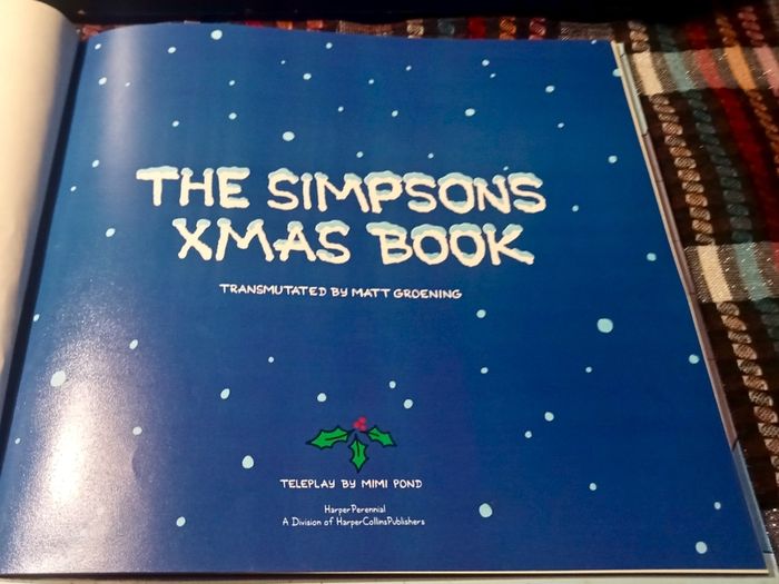 1990. The Simpsons XMAS Book. Matt Groening.