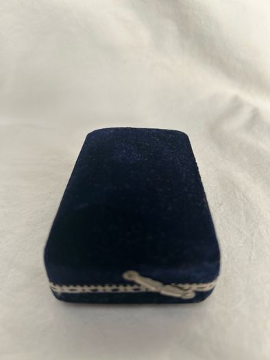 Vintage Japanese Misuzu Genuine Pearl SILVER Tie Clip Bar Boxed Toba Japan
