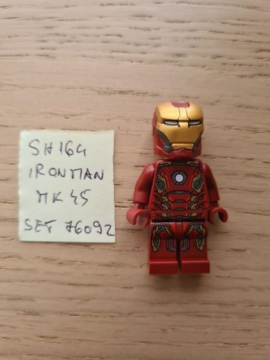 lego sh0164 iron man mark 45, set 76092