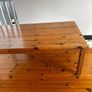 large wood coffee table Image 7