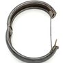 Rare Sterling Silver Chunky Chester Bangle, 1947 Image 6