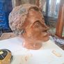 Vintage Bust Sculpture Image 3