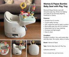 Mamas Papas Baby Seat Bumbo Seat